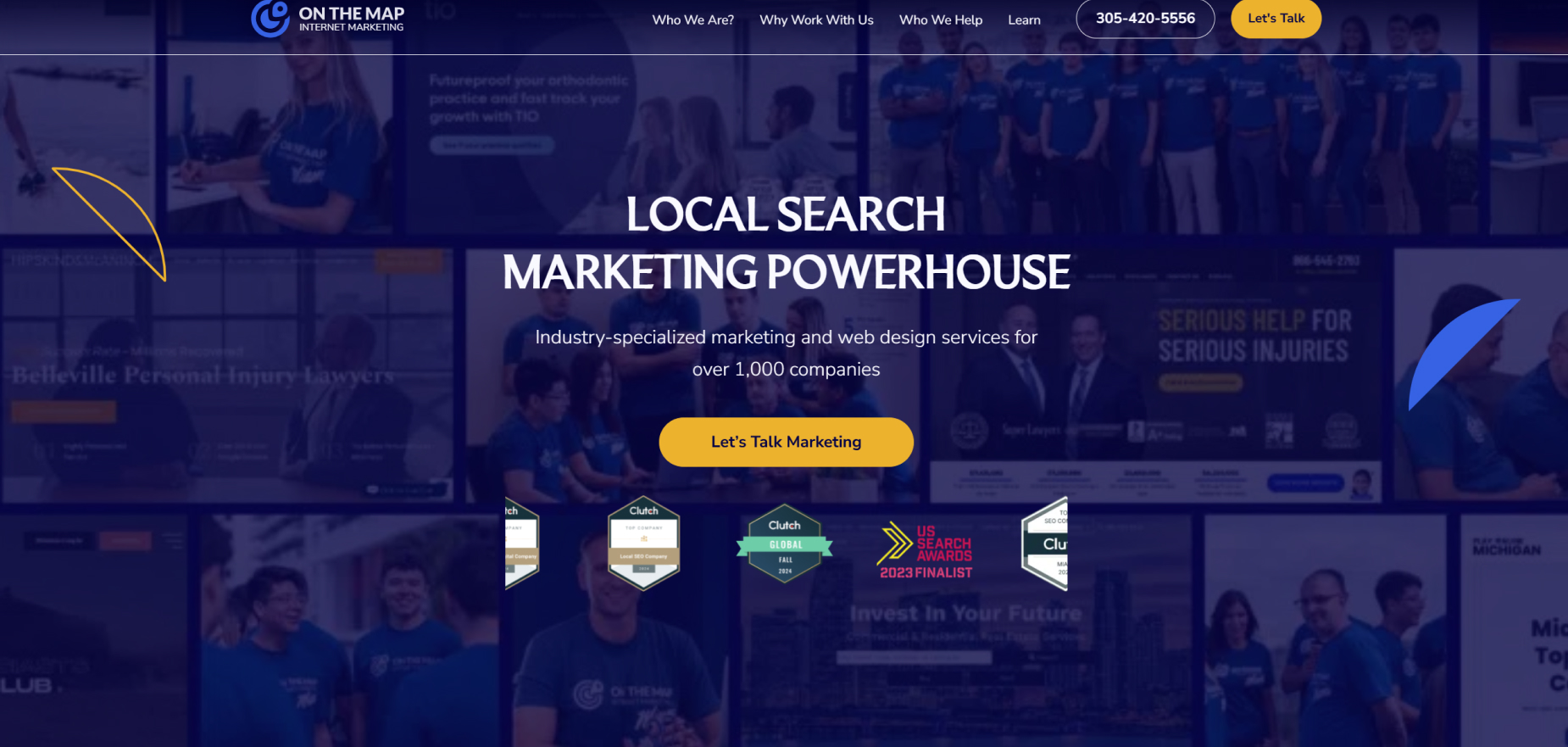 On The Map Marketing's Homepage