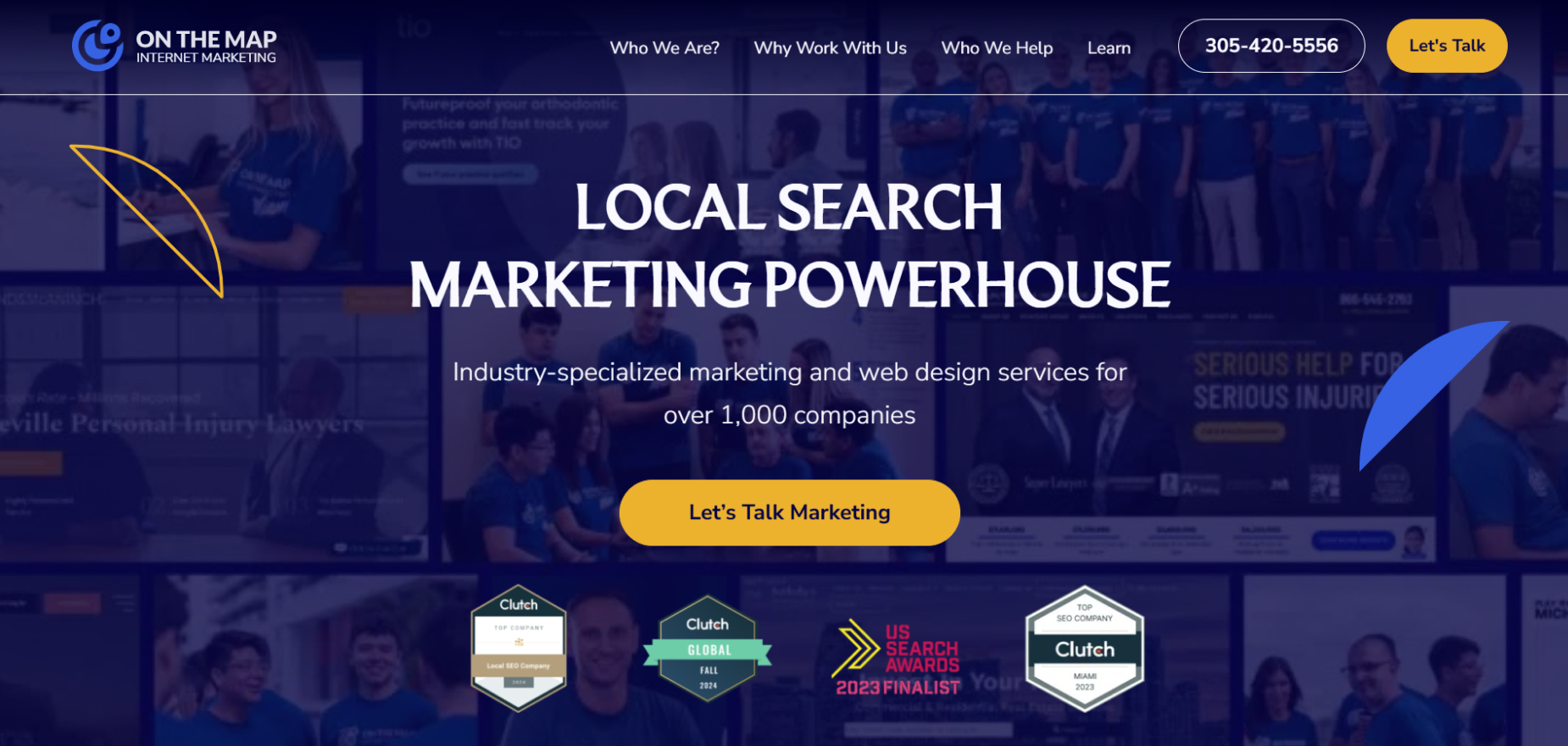 On The Map Marketing's Homepage