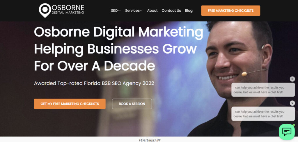 Osborne Digital Marketing's Homepage