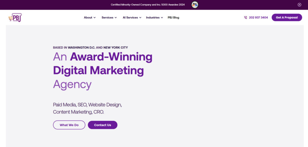 PBJ Marketing's Homepage