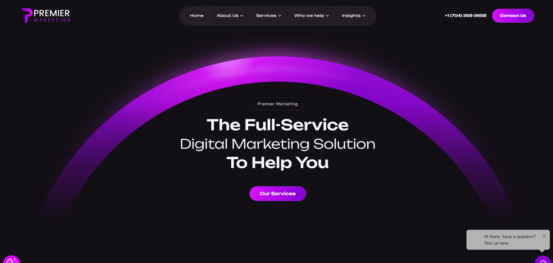 Premier Marketing's Homepage