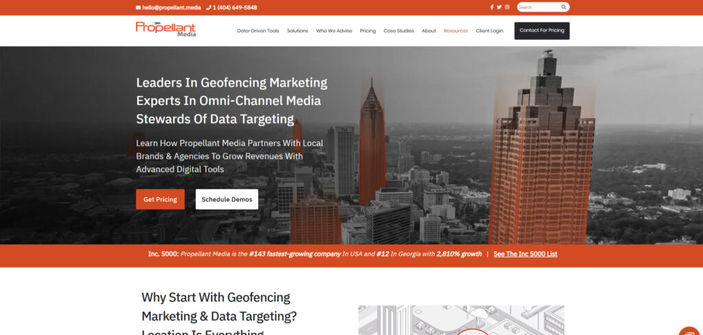 Propellant Media's Homepage