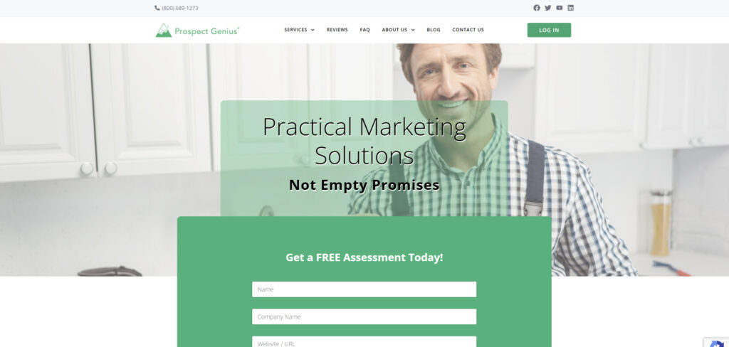 Prospect Genius's Homepage