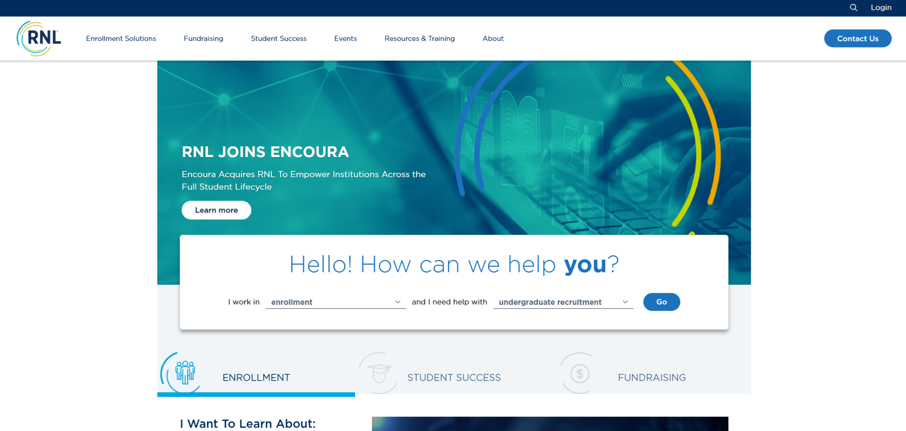 RNL (Ruffalo Noel Levitz)'s Homepage