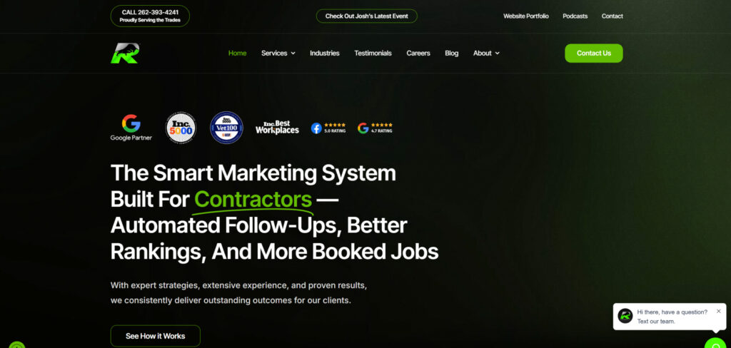 Relentless Digital's Homepage