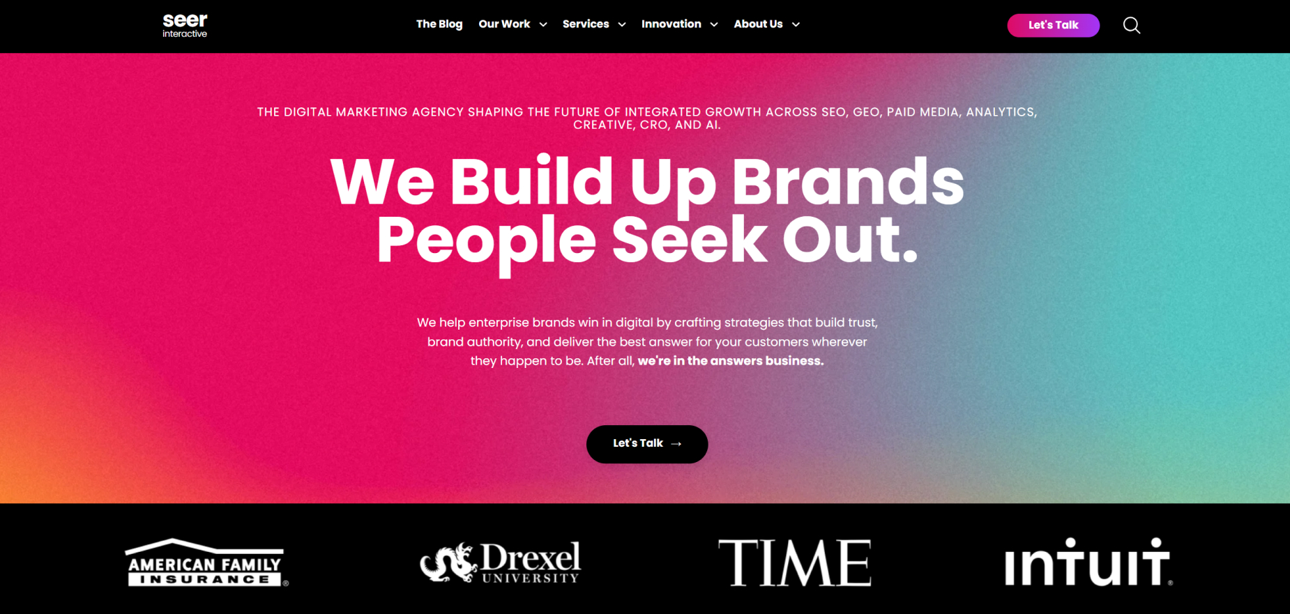 Seer Interactive's Homepage