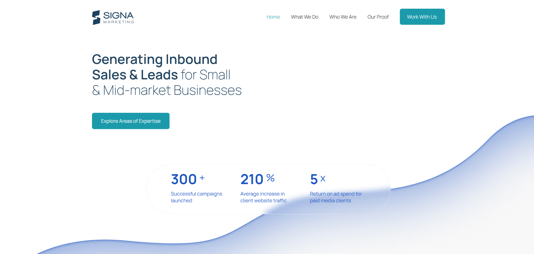 Signa Marketing's Homepage