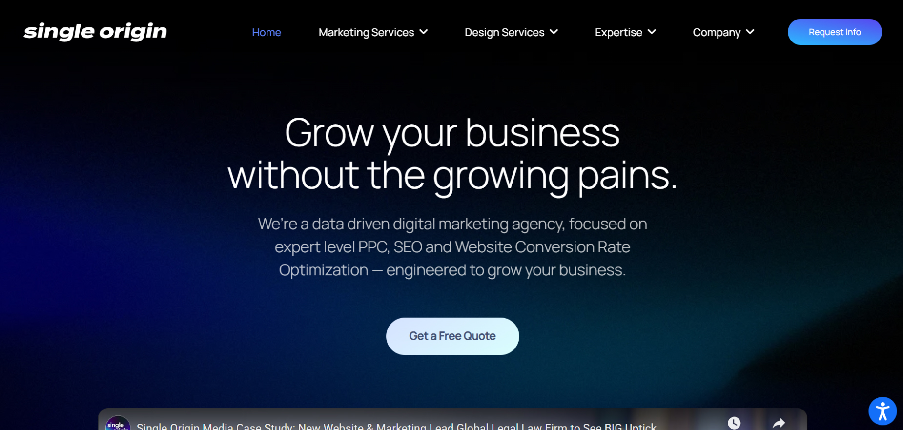 Single Origin Media's Homepage