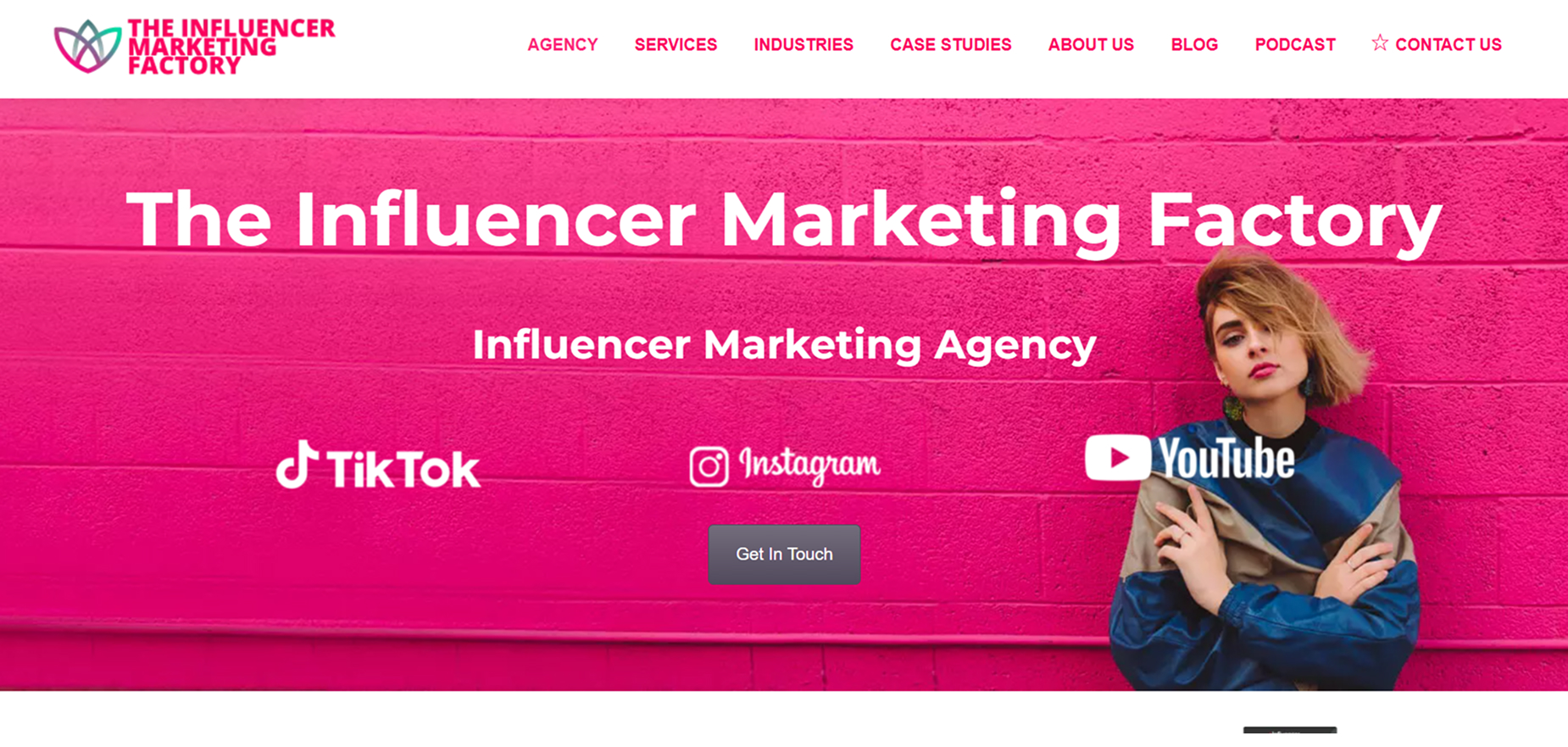 The Influencer Marketing Factory's Homepage (2)