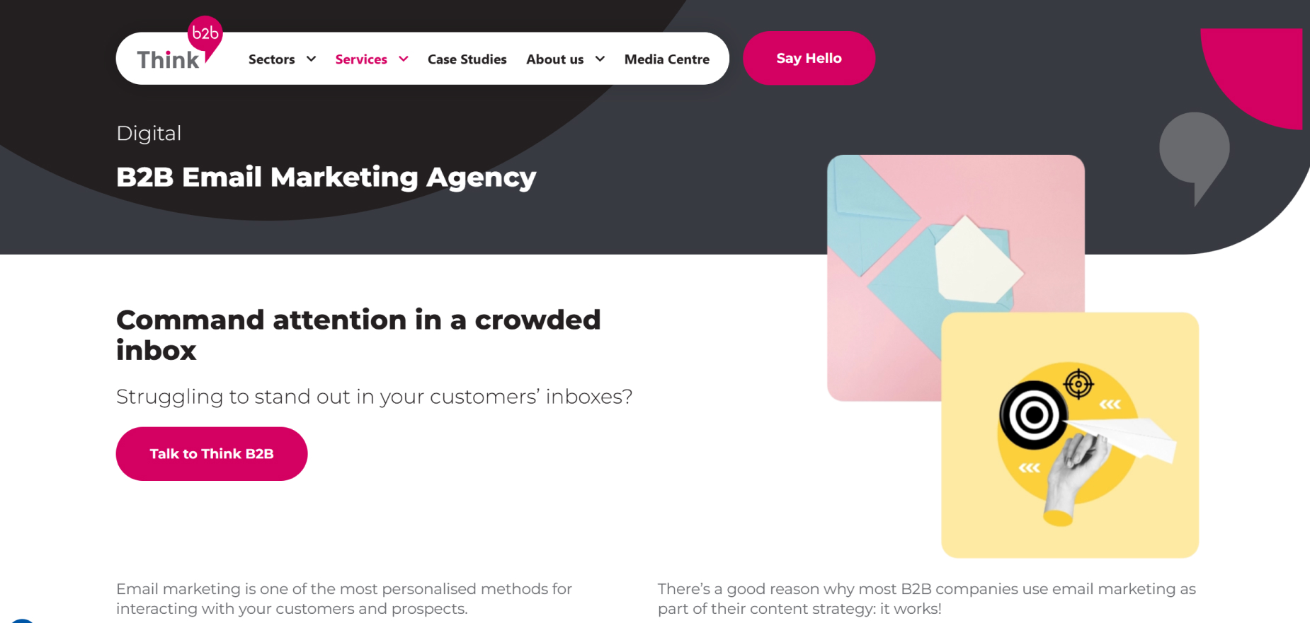 Think B2B Marketing's Homepage