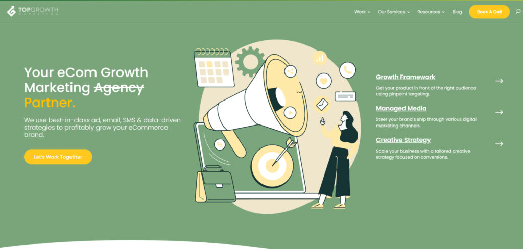 Top Growth Marketing's Homepage