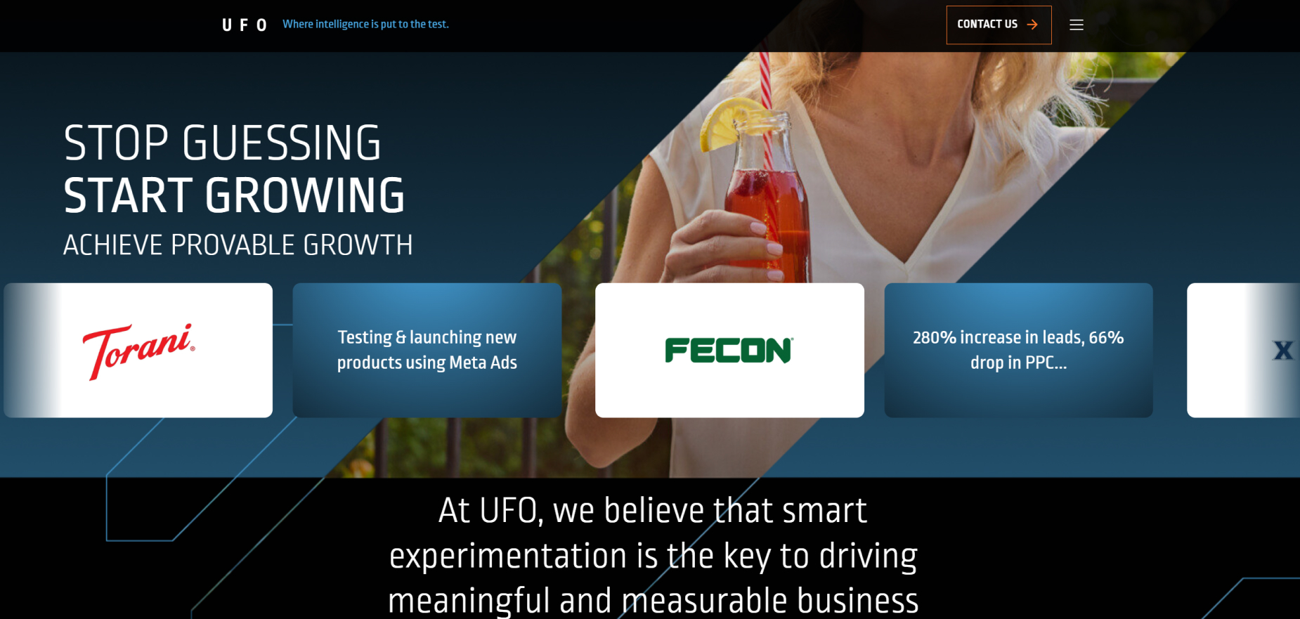 UFO Performance Marketing's Homepage