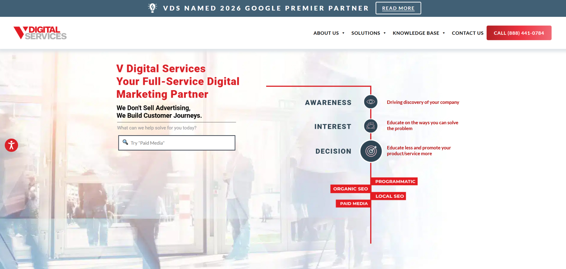 V Digital Services's Homepage