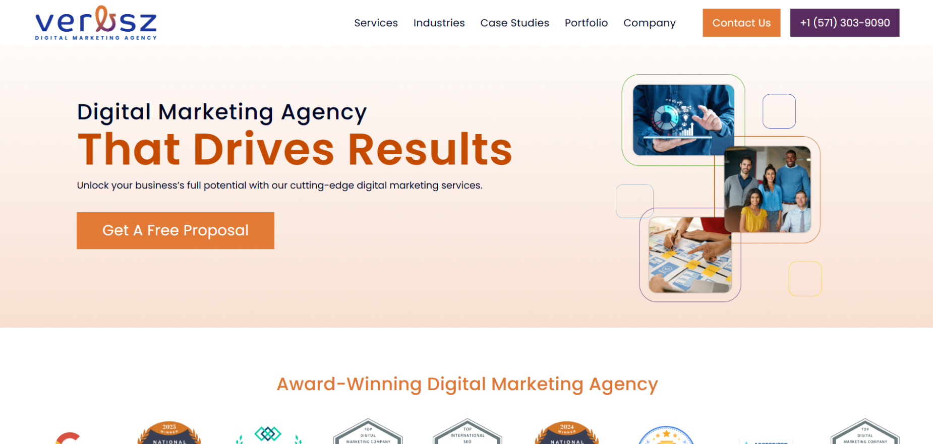 Verbsz Marketing's Homepage