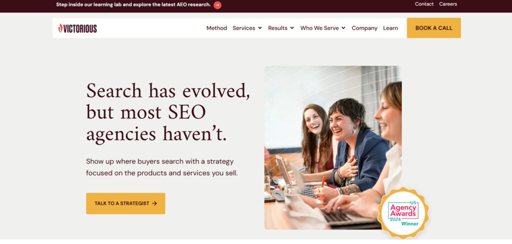Victorious SEO's Homepage