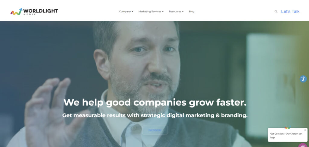 WorldLight Media's Homepage