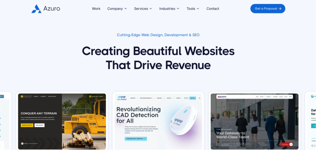 Azuro Digital's Homepage