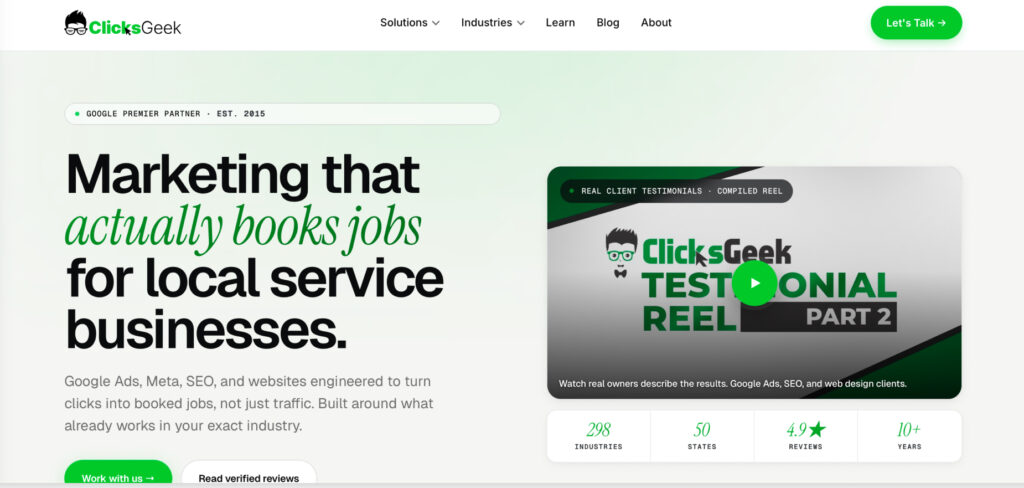 Clicks Geek's Homepage