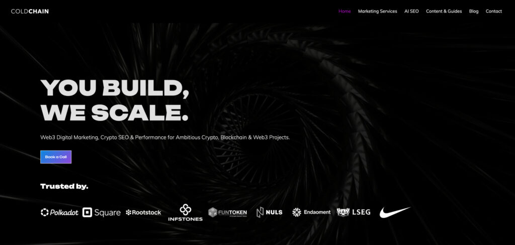 ColdChain Agency's Homepage