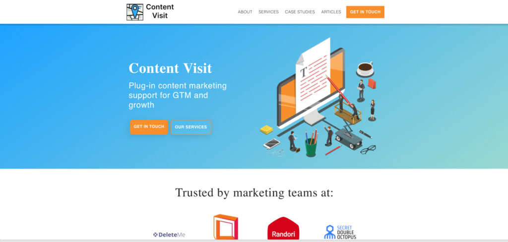 Content Visit's Homepage