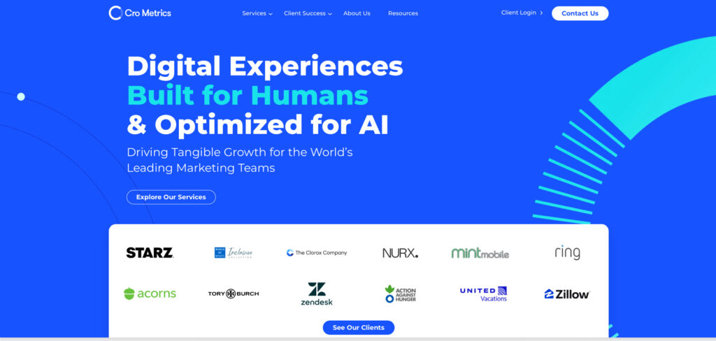 Cro Metrics's Homepage