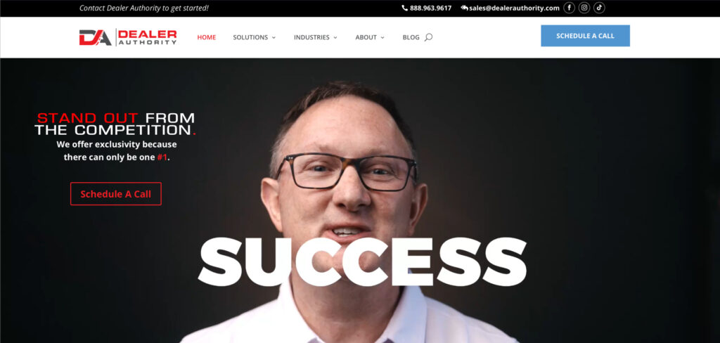 Dealer Authority's Homepage