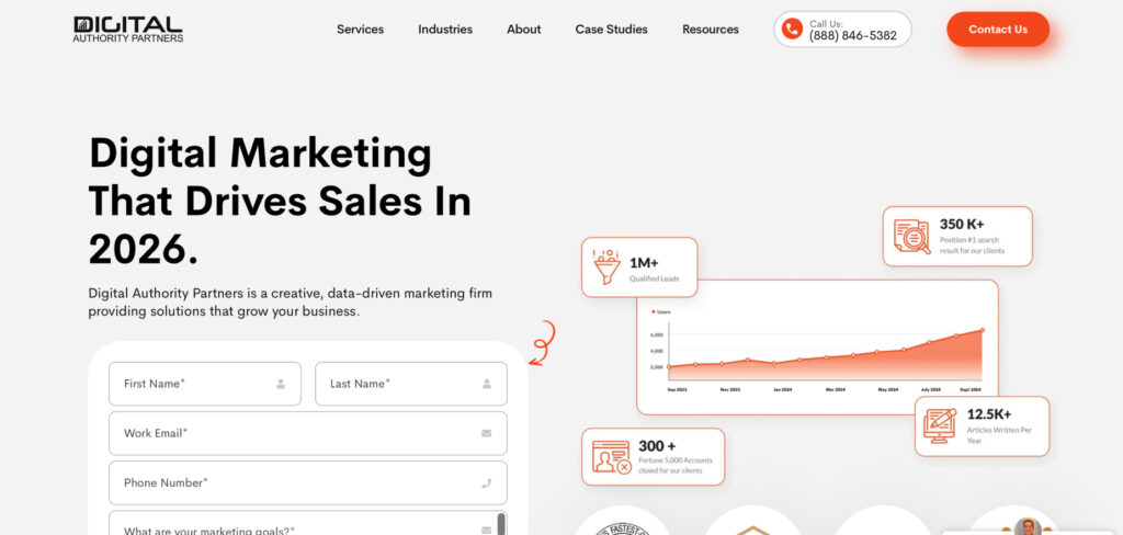 Digital Authority Partners's Homepage