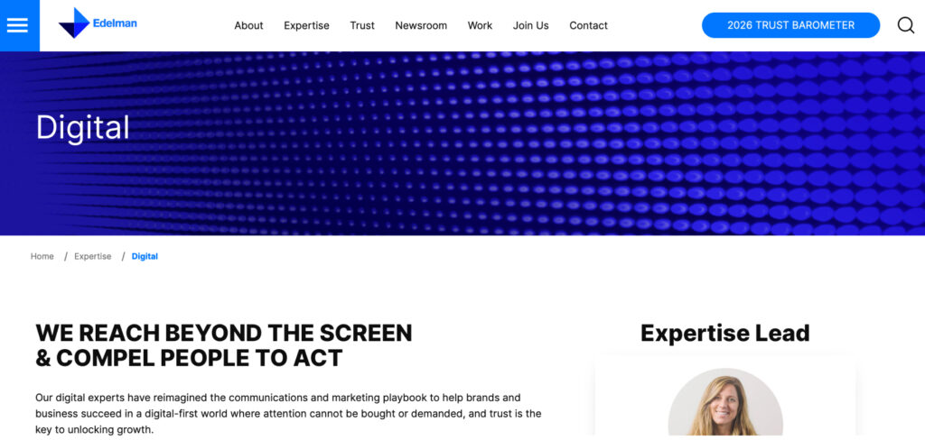 Edelman Digital's Homepage