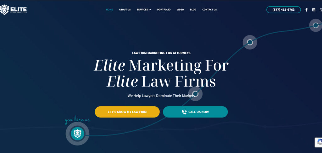 Elite Legal Marketing's Homepage