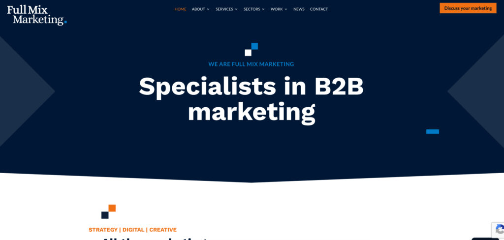 Full Mix Marketing's Homepage