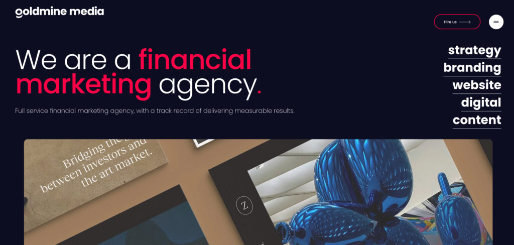 Goldmine Media's Homepage