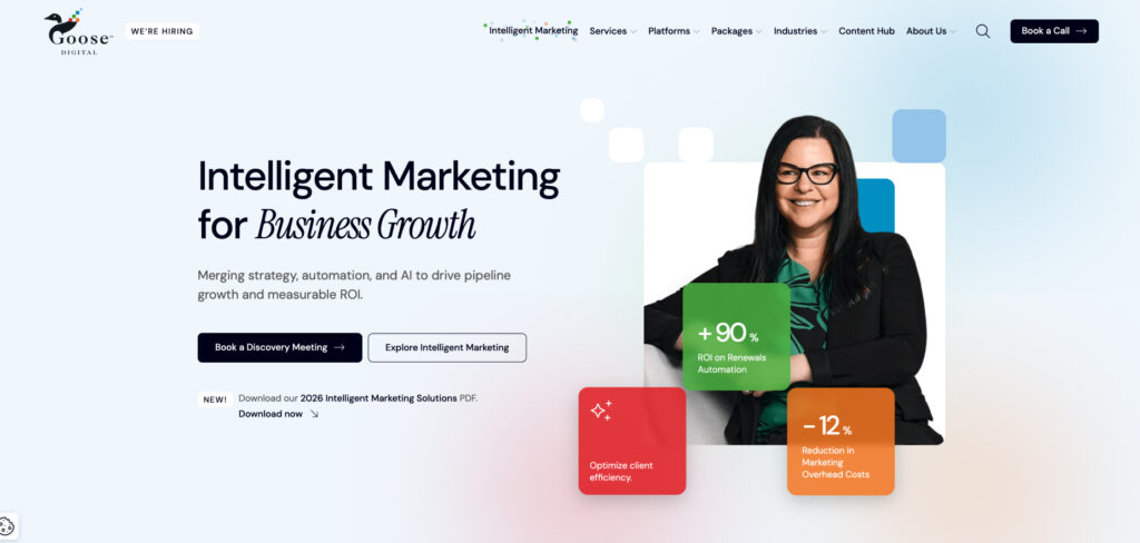 Goose Digital's Homepage