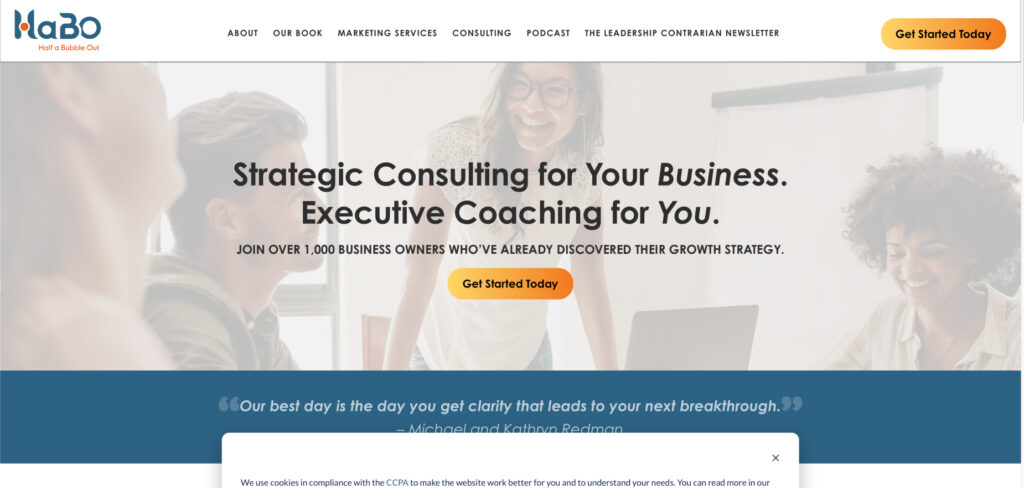 Half a Bubble Out's Homepage