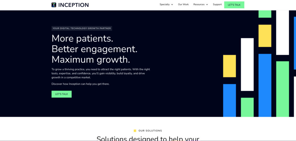 Inception Online Marketing's Homepage
