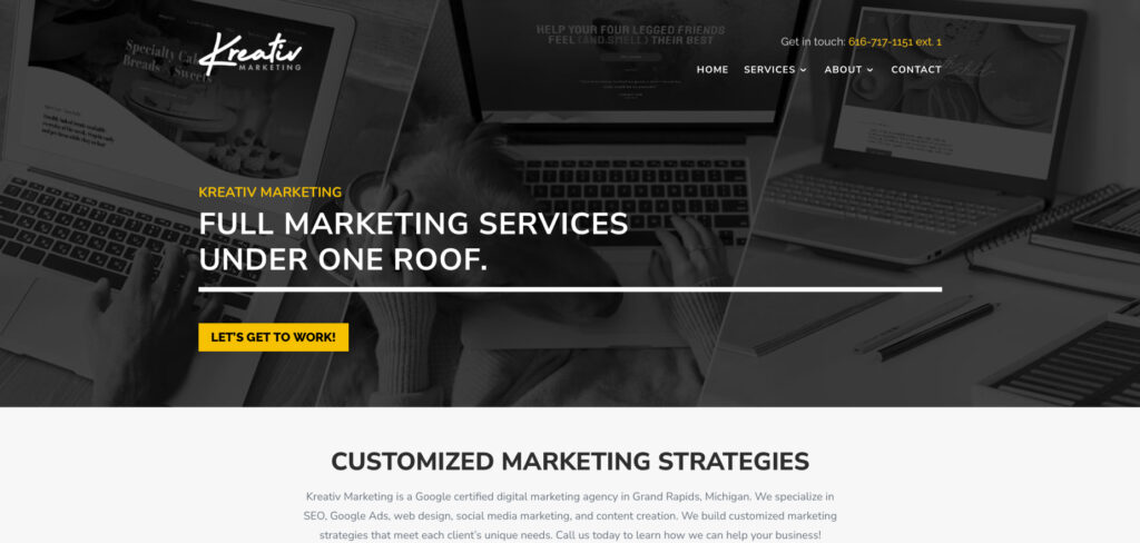 Kreativ Marketing & Design's Homepage