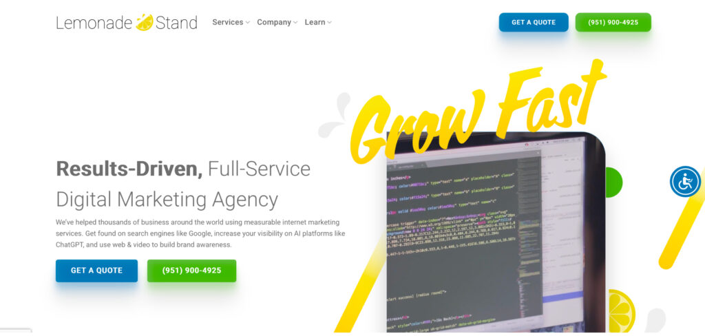 Lemonade Stand's Homepage