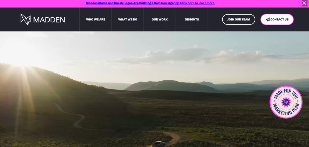 Madden Media's Homepage