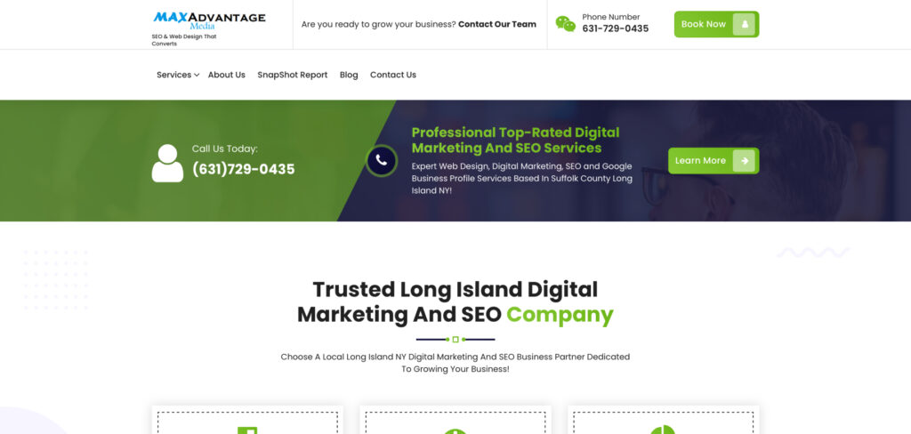 MaxAdvantage Media's Homepage