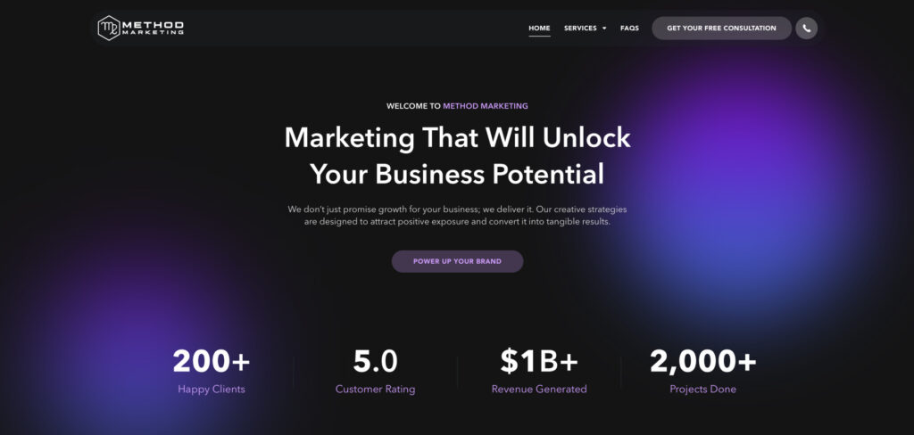 Method Marketing's Homepage