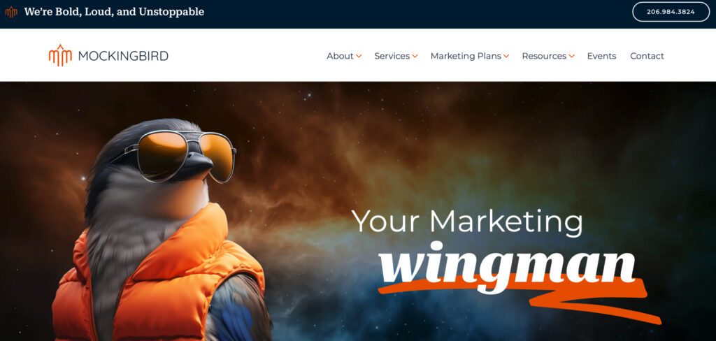 Mockingbird Marketing's Homepage