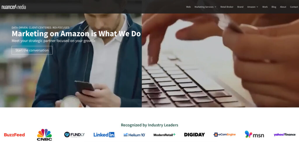 Nuanced Media's Homepage