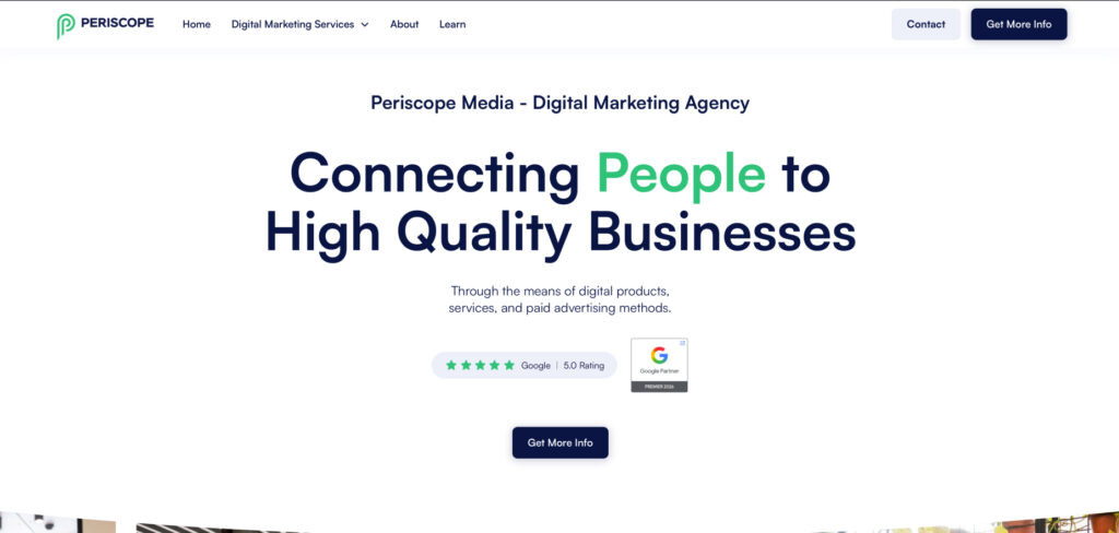 Periscope Media's Homepage