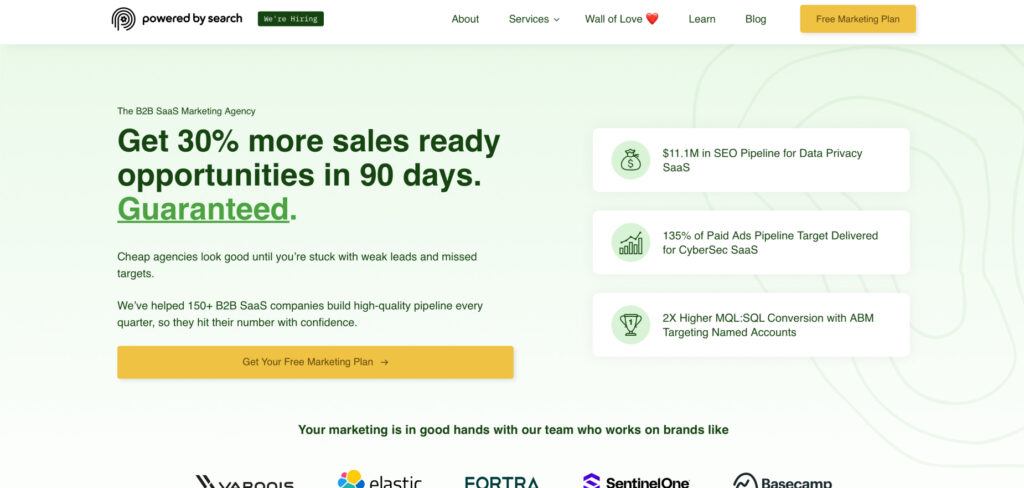 Powered by Search's Homepage