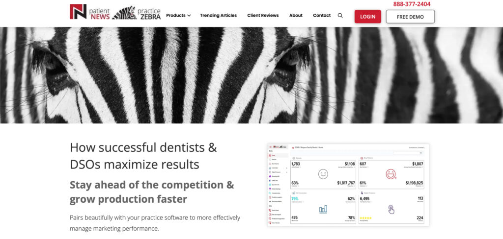 Practice Zebra's Homepage