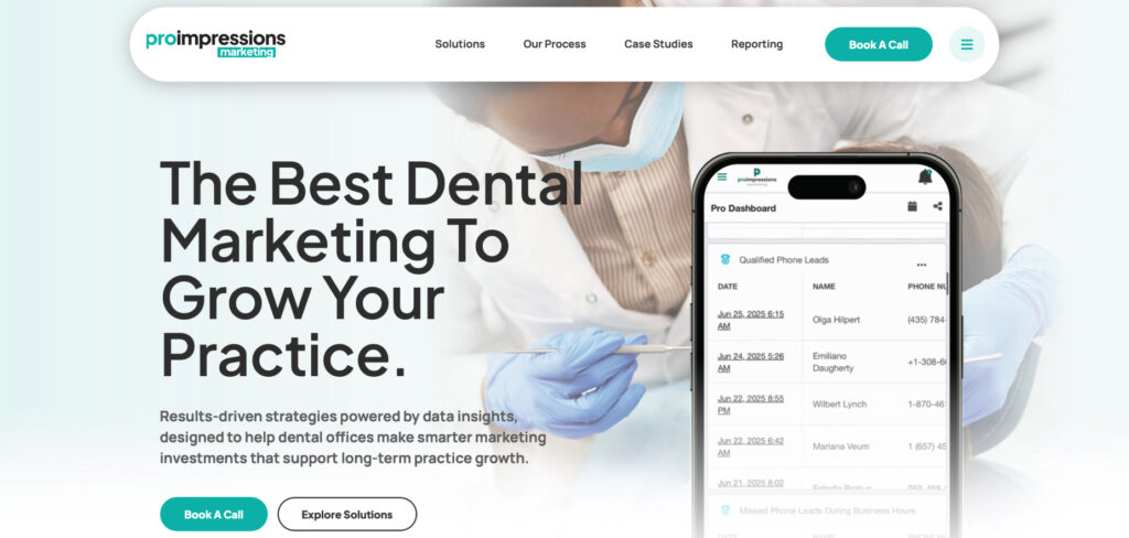 Pro Impressions Marketing's Homepage