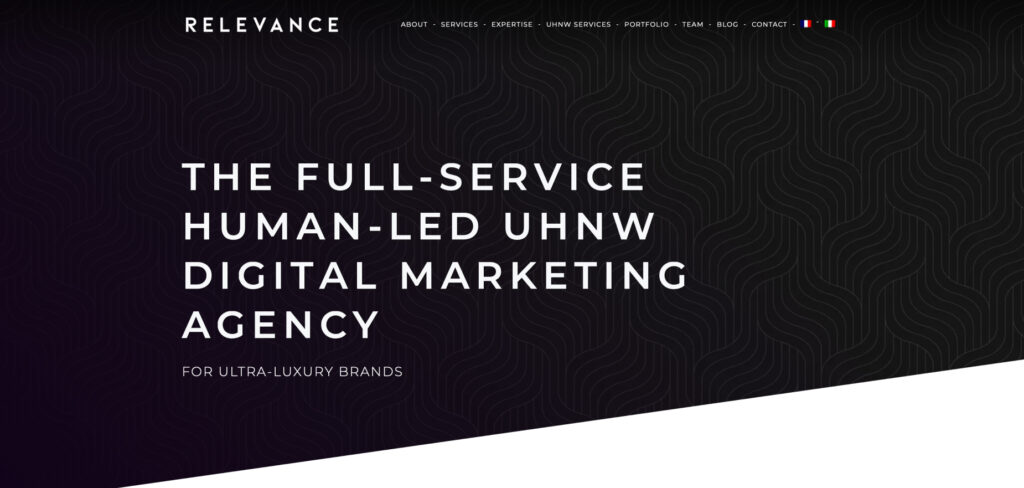 Relevance Digital's Homepage