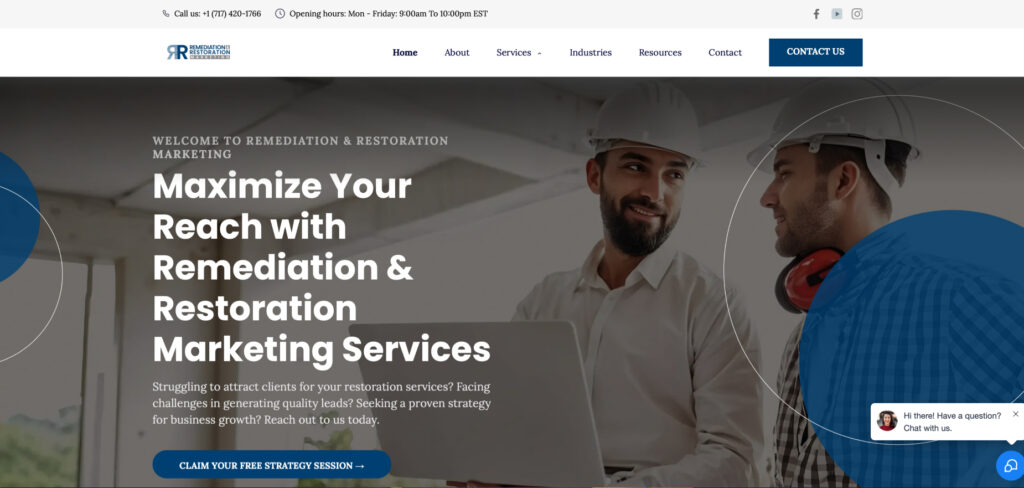 Remediation & Restoration Marketing's Homepage