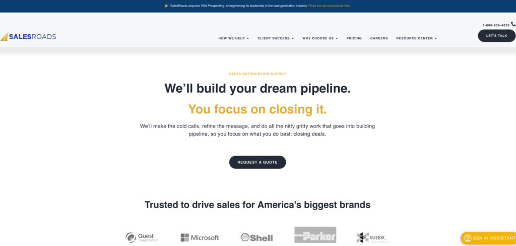 SalesRoads's Homepage