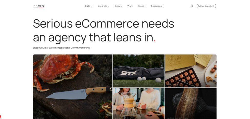 Shero Commerce's Homepage