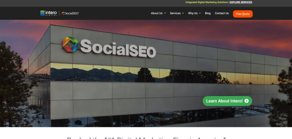 SocialSEO's Homepage